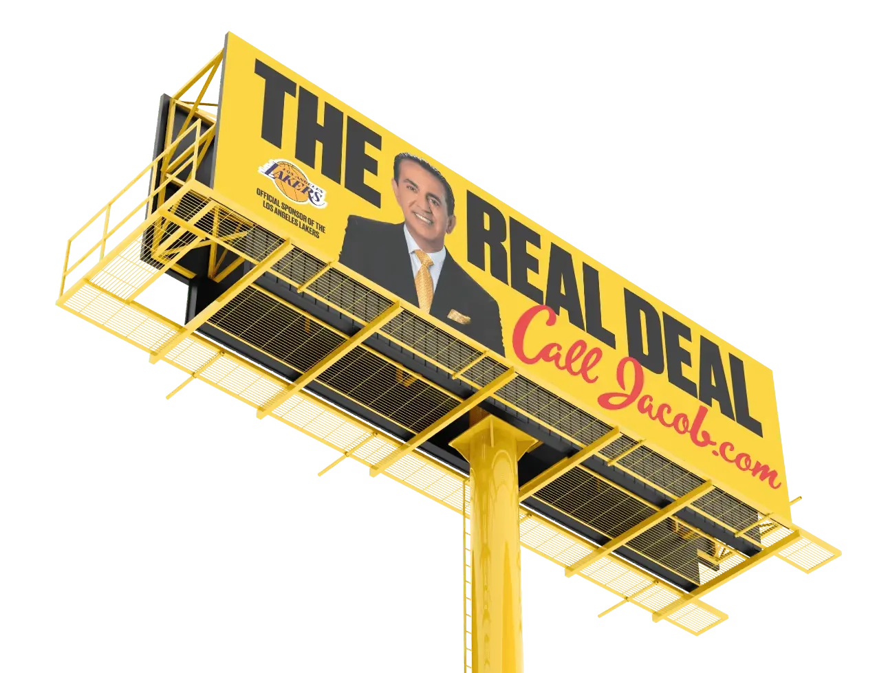 Call Jacob billboard - The Real Deal