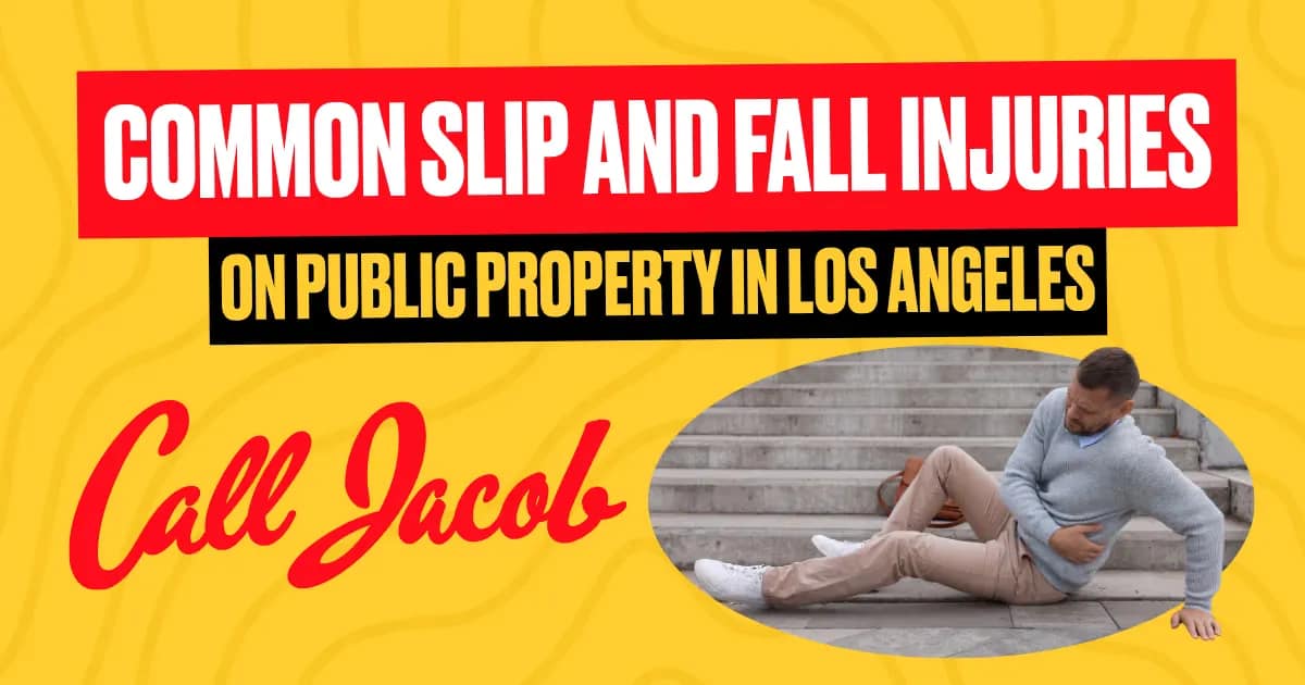 Common Slip and Fall Injuries on Public Property in Los Angeles