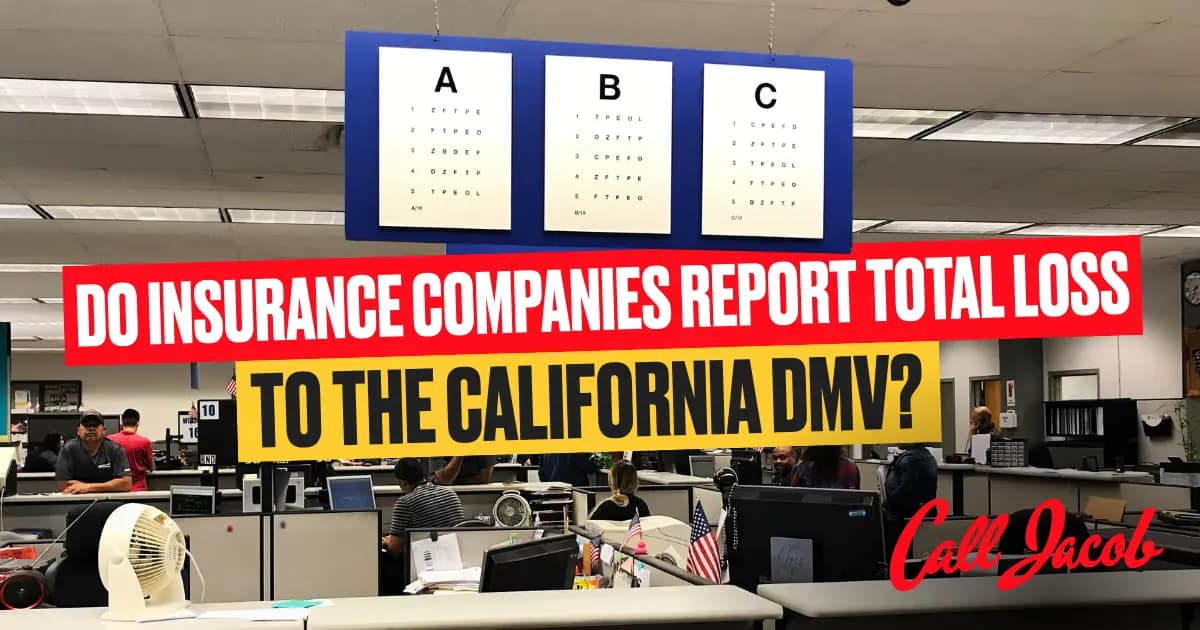 Total-Loss Reports to the California DMV