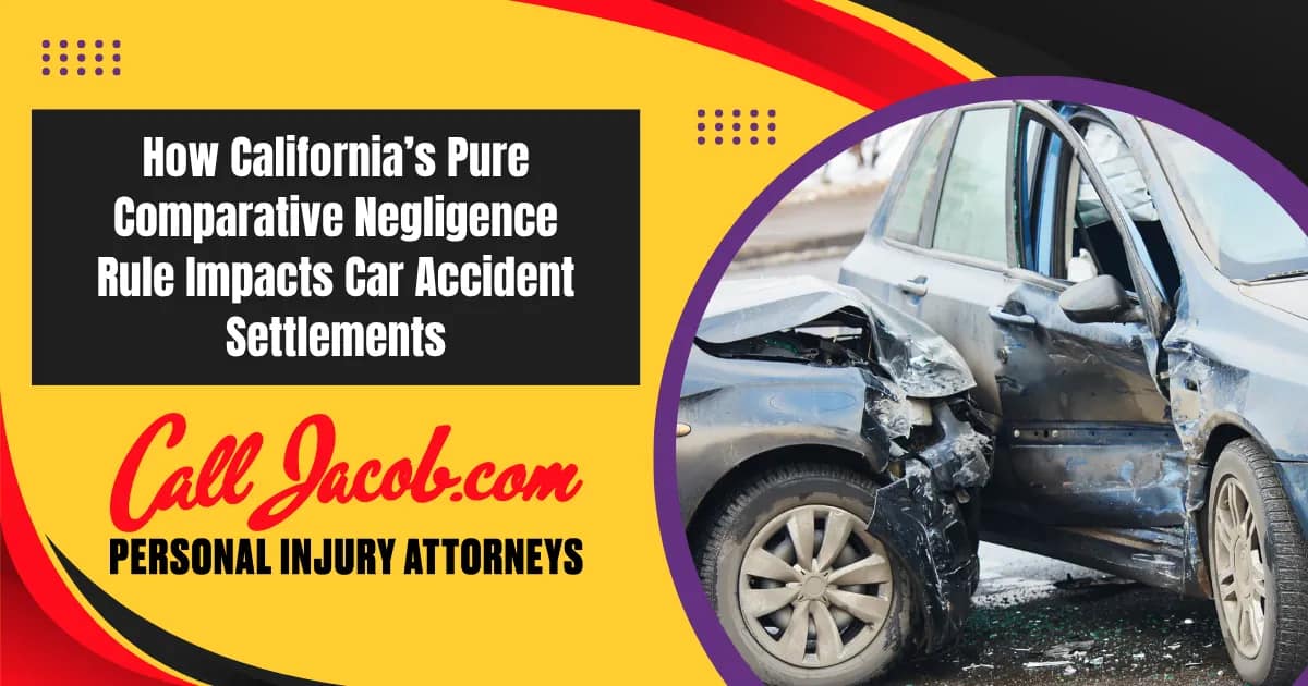 California Comparative Fault in Car Settlements