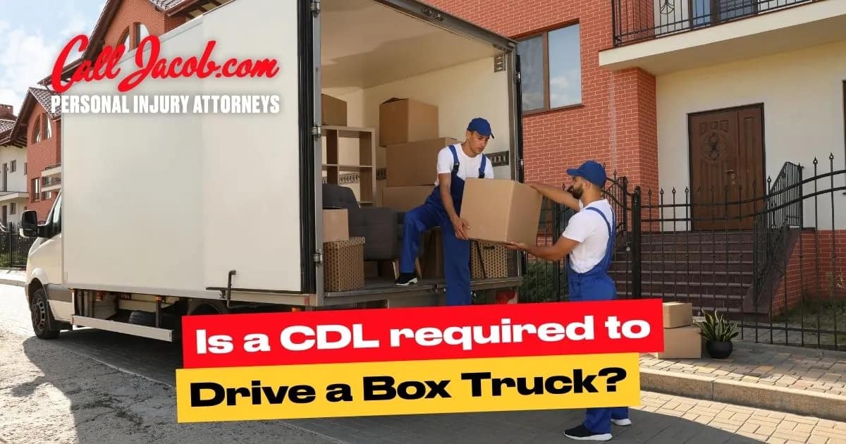 Is a Cdl Required to Drive a Box Truck