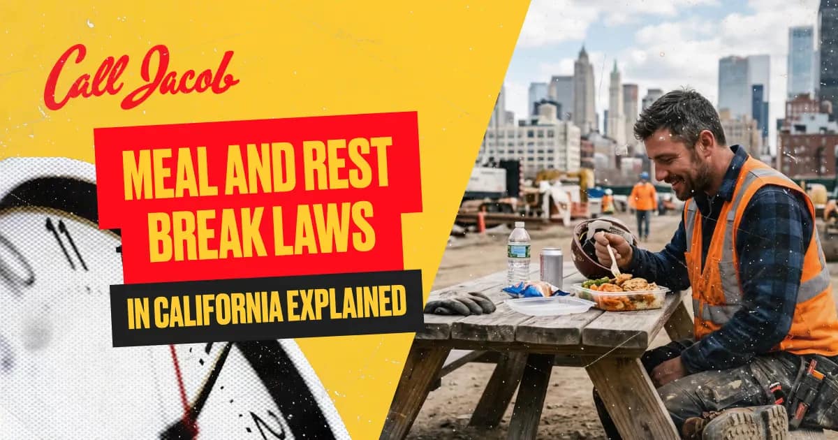 Meal and Rest Break Laws in California Explained