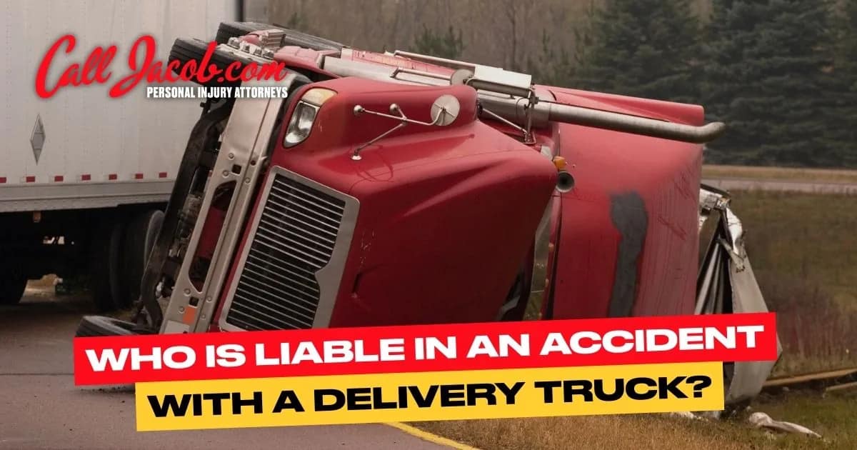 Who Is Liable in an Accident With a Delivery Truck