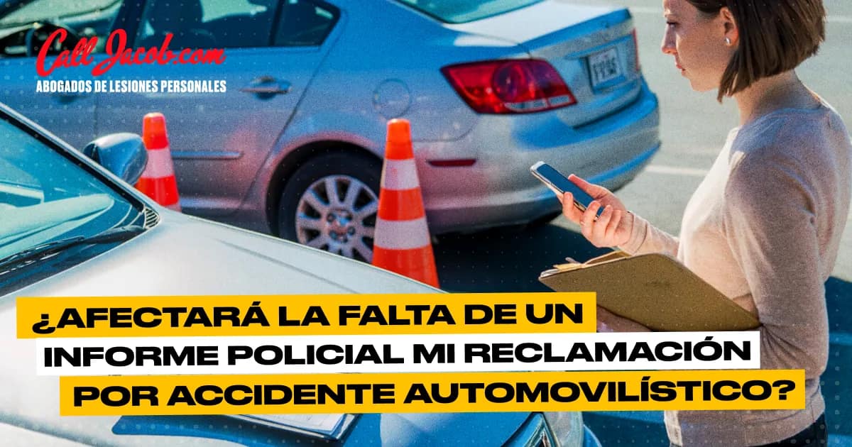 Reclamos de auto sin informe policial