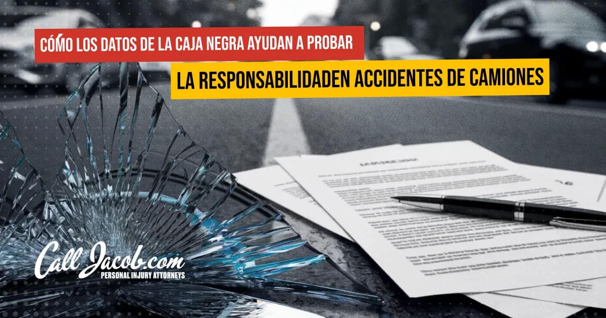 Caja negra en accidentes de camiones