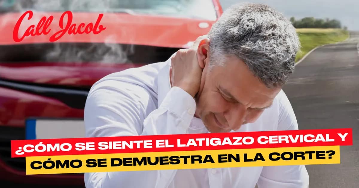 Latigazo cervical: síntomas y pruebas