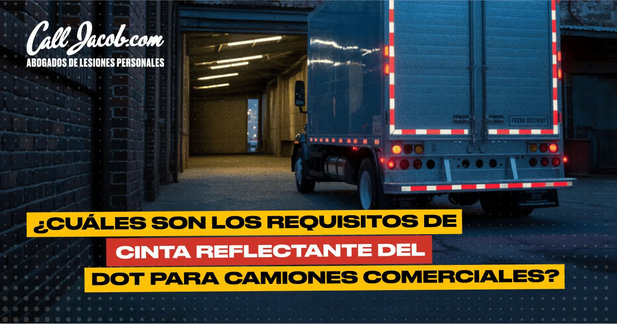 Cinta reflectante del DOT para camiones