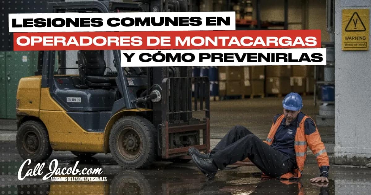 Lesiones de operadores de montacargas