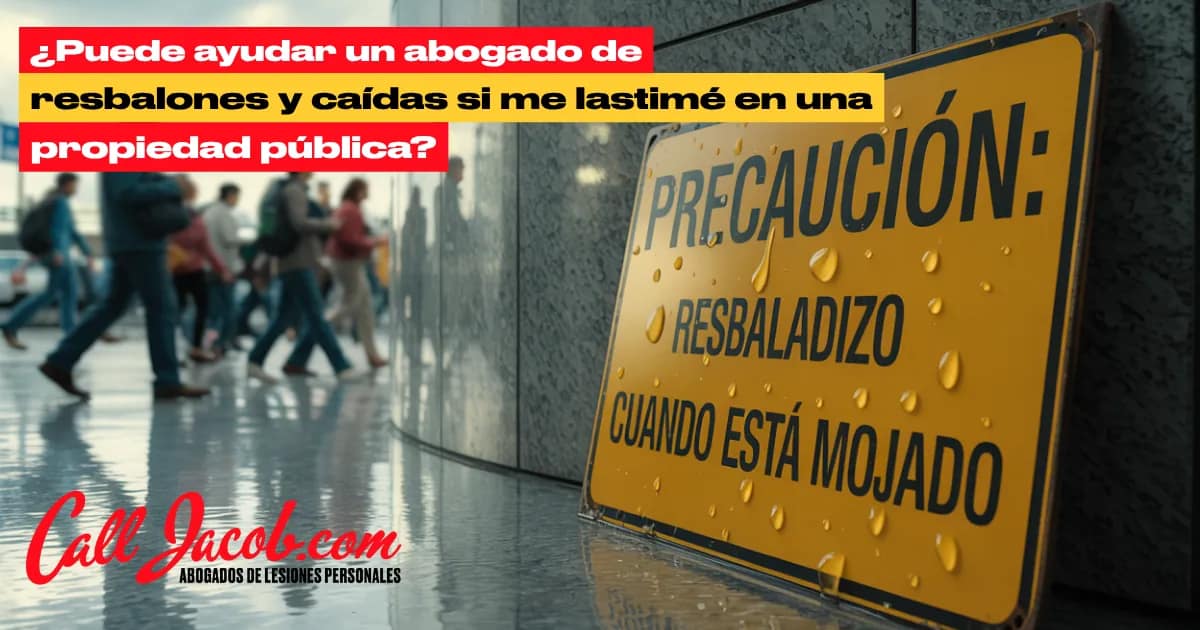 Lesiones por caídas en propiedad pública