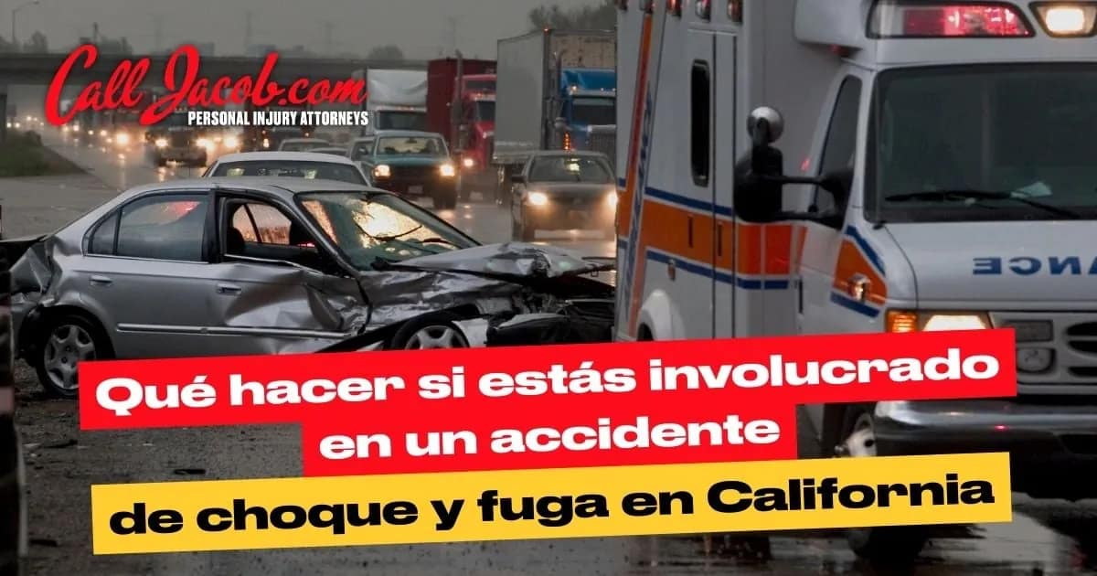 Atropello y fuga en California: qué hacer