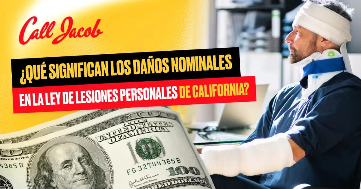 Daños nominales en casos de lesiones de California