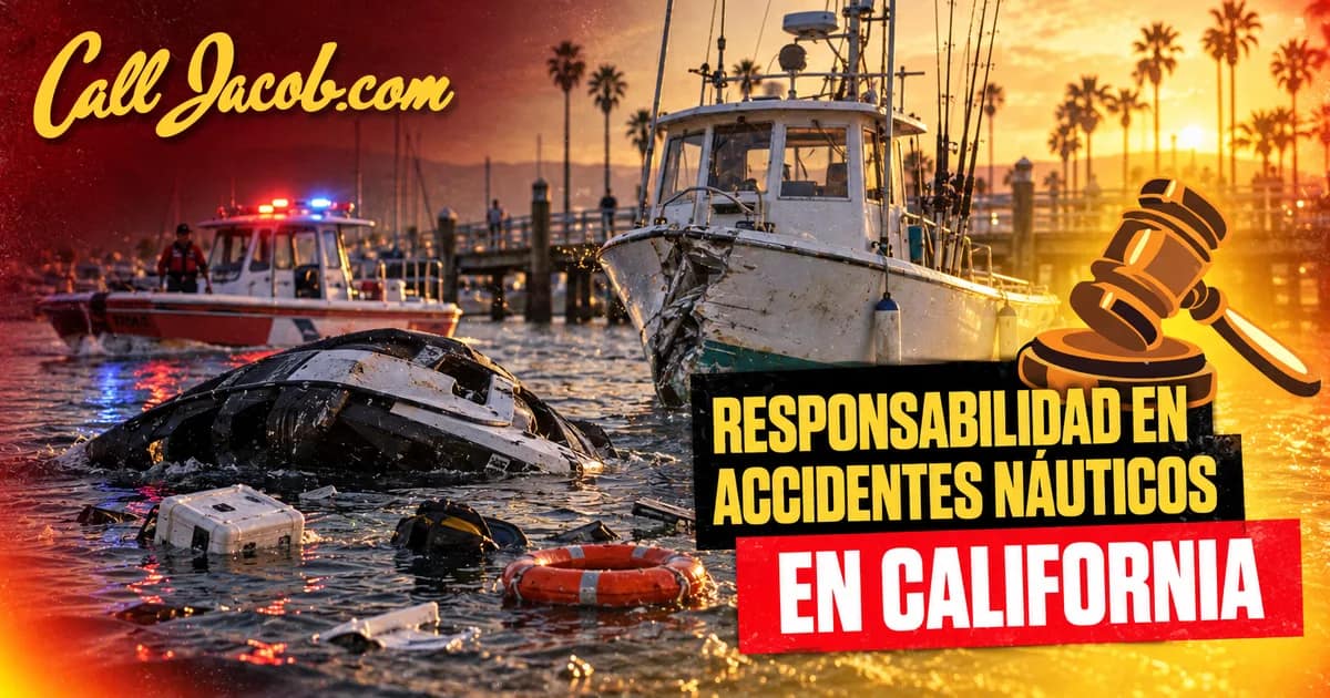 Responsabilidad en accidentes náuticos en California