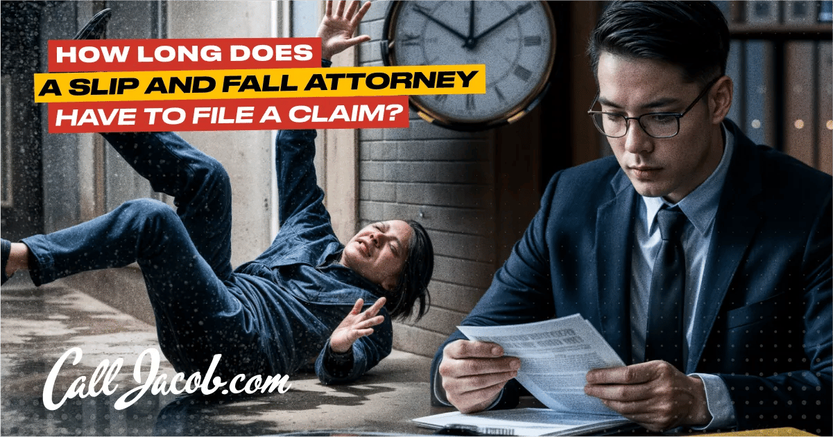 California Slip and Fall Filing Deadlines