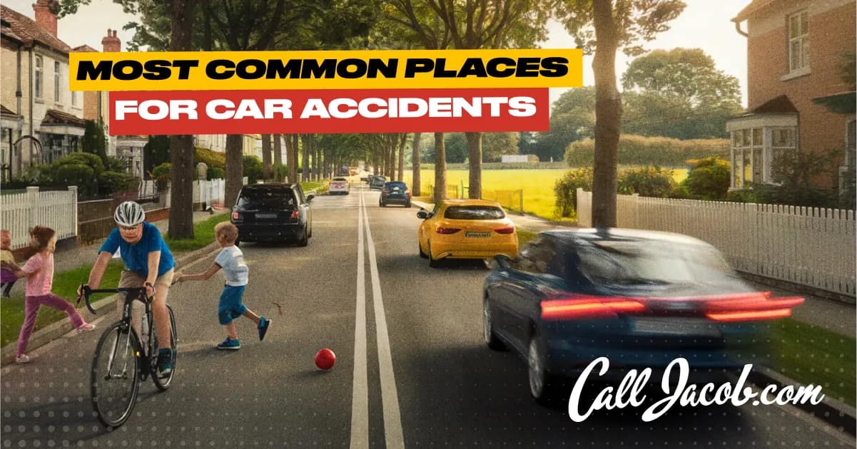 Most Common Places for Car Accidents