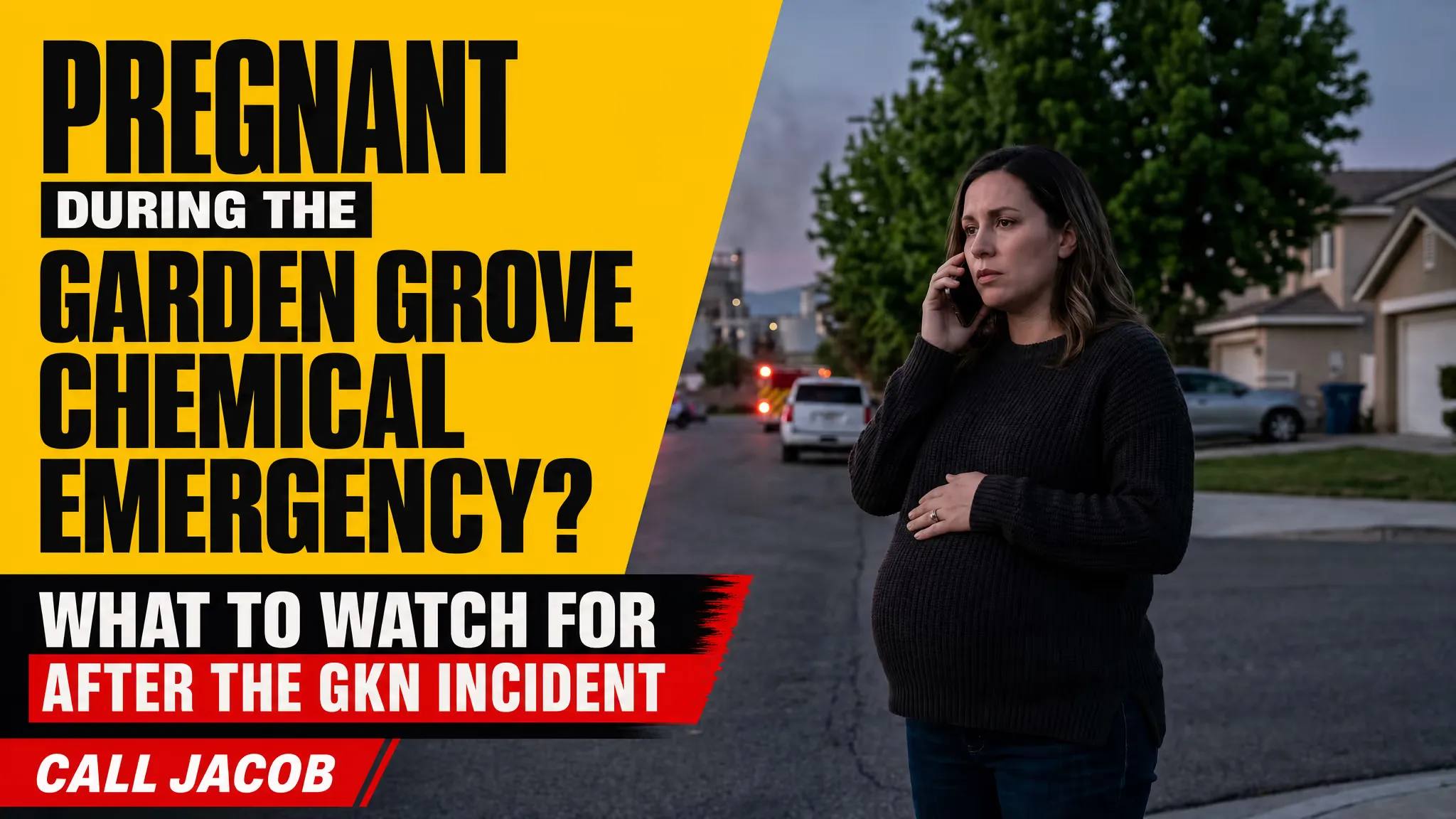 Pregnancy and the Garden Grove Chemical Emergency