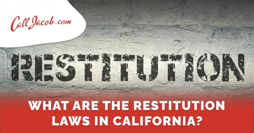 California Restitution Laws for Crime Victims